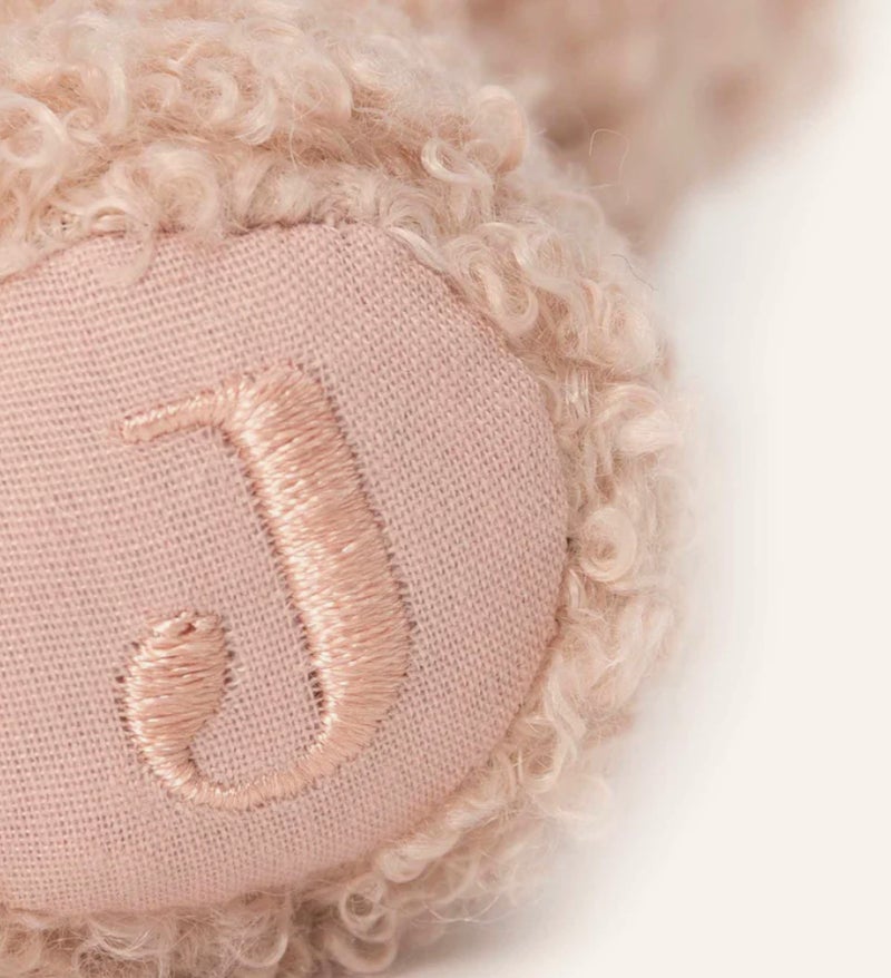 Jollein Rattle Teddy Bear Wild Rose - Image 2